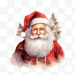 圣诞老人主题图片_卡上的圣诞快乐圣诞老人