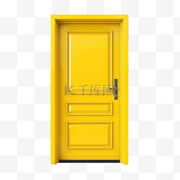 家庭门图片_黄色门房子门房间建筑