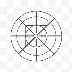 圆圈十字图片_一个抽象的设计，显示一个圆圈中