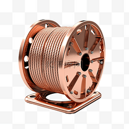 安装3d图片_电缆线圈电缆卷筒工业软管卷盘铜