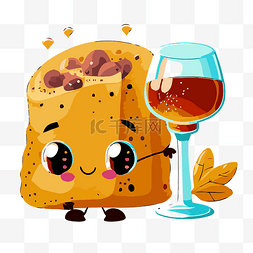 麵包和酒 向量