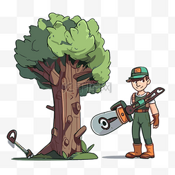 砍树机 向量
