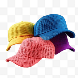 彩色图案帽子遮阳板漂亮的帽子
