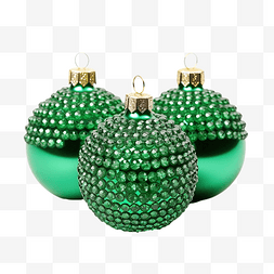水钻图片_绿色玻璃水钻圣诞球装饰圣诞树的