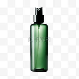 化妆品瓶绿色
