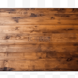 棕色木桌面隔离png用于显示或编辑