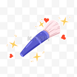 紫色腮红化妆笔