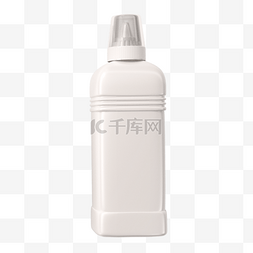 清洁用品3d白色清洁剂