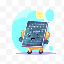 太阳能贴纸图片_太陽能板 向量