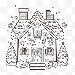 房子拼图拼图图片_点对点圣诞拼图