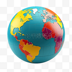 澳大利亚国家图片_世界地球仪颜色