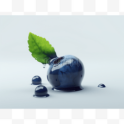 高清壁纸 蓝莓 艺术 蓝莓 青苹果