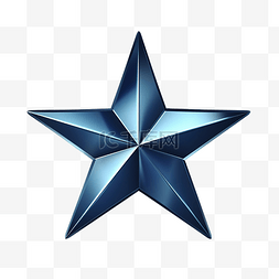 ai格式星星图片_具有优雅和优质3D形状的星形符号