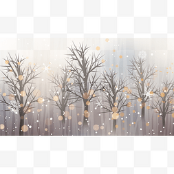 蓝色雪点图片_圣诞节梦幻冬季雪花边框