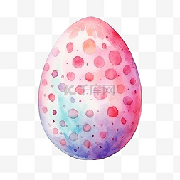 复活节彩蛋水彩图片_水彩复活节彩蛋插画