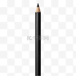 剪切锋利图片_与剪切路径隔离的黑色铅笔