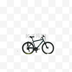 單車图片_草地上的自行车剪影隔离png文件
