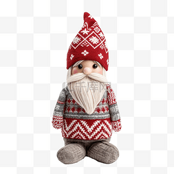 斯堪的纳维亚圣诞侏儒在长袜