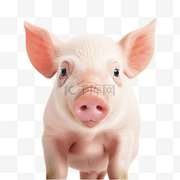 粉红猪猪图片_可爱的粉红猪脸