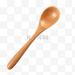 木勺木筷图片_孤立的木勺