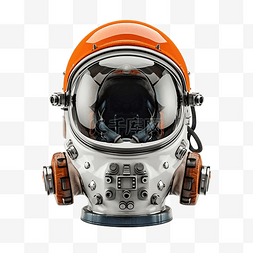 国家图片_太空头盔套装宇航员装备前视图