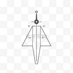 箭头图片_带有符号和箭头的方形绘图 向量