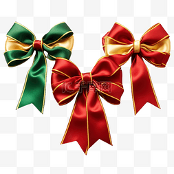传统圣诞颜色红色金色和绿色的节