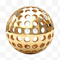 金色分子图片_金色金屬球