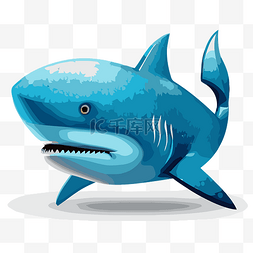 蓝鲨 向量
