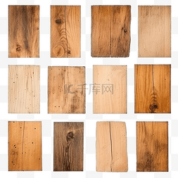 木板背景图片_基本形状系列中的复古木板