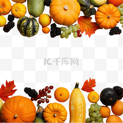 蔬菜组和图片_秋天和感恩节收获的概念