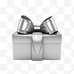 银色金属丝带礼品盒概述