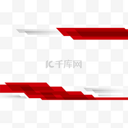 红色科技科技图片_商务边框红色