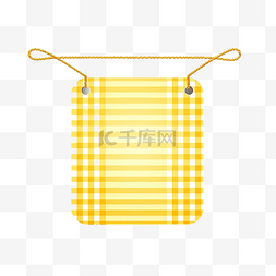 黄色跳棋图片_可爱的黄色横幅标签标签格子方格