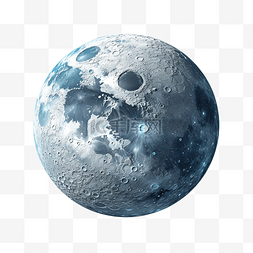 使用生成式人工智能创建的月亮