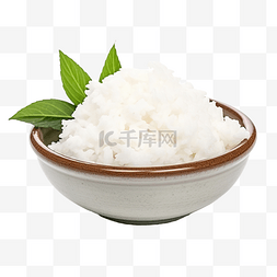 巴西食品中的传统熟白米饭