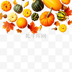 秋季作文感恩节或万圣节概念食物