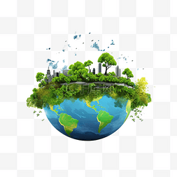 资源回收图片_地球行星地球环保自然环境