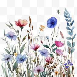 和花草图片_植物花草手绘免抠元素春天