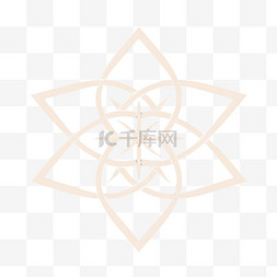 AICG六角星元素立体免抠图案