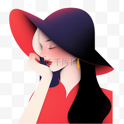 女神节简笔图片_女神节妇女节装饰素材