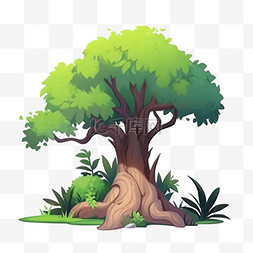 植树节设计图片_植树节树木免抠素材