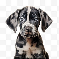 大耳朵狗狗图片_造型大耳朵狗狗元素立体免抠图案