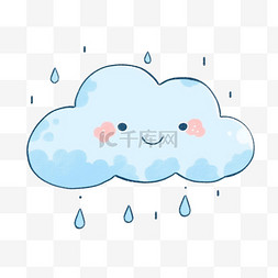 ps海报谷雨图片_谷雨时节装饰素材云朵