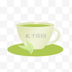 春日尝鲜季图片_简约风格春茶茶叶元素