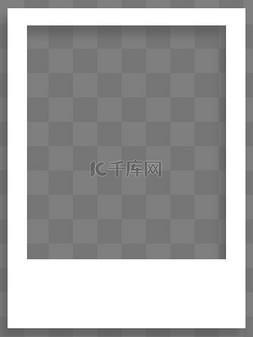 相片框图片_宝丽来拍立得照片相片边框免抠图