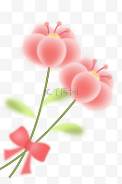 花花康乃馨图片_母情节弥散风康乃馨花朵装饰免抠