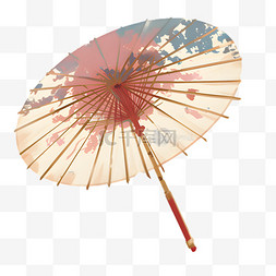 古风图片_清明节传统古风油纸伞2免抠图片