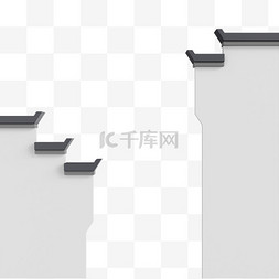 3D屋檐中式庭院图片