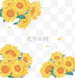 太阳花向日葵元素
